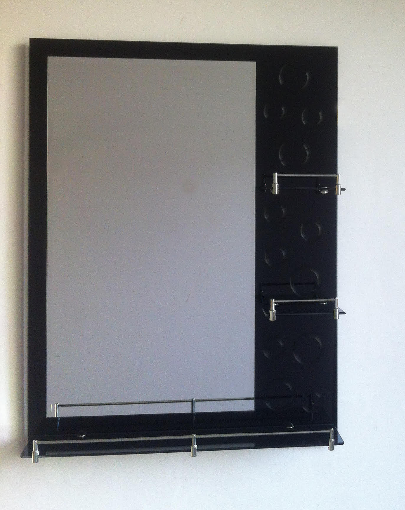 Miroir 80x60 noir atlantic