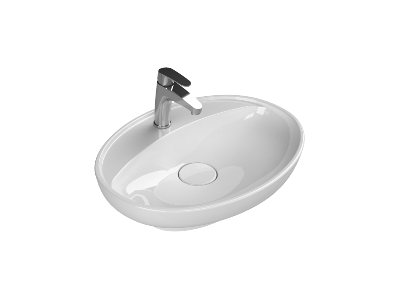 Vasque a poser oval LAL 60x42cm