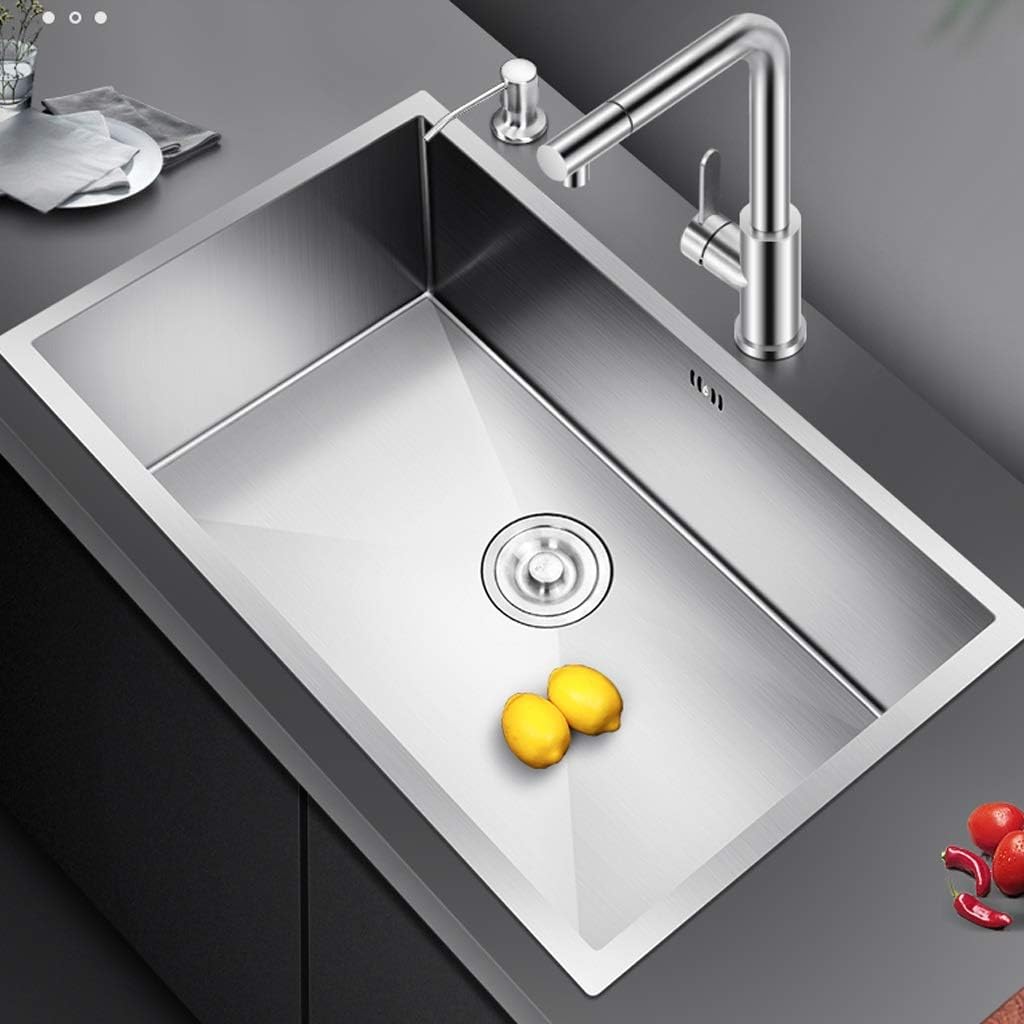 Evier Fait Main Sans Distributeur 68x45cm Satine