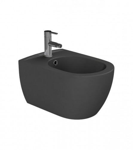Bidet City Suspendu Noir Mat