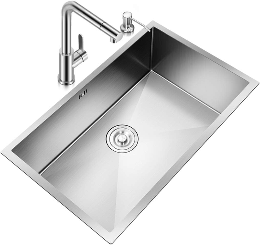 Evier Fait Main Sans Distributeur 68x45cm Satine