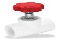 Vanne D-arret 25 PPR Blanc