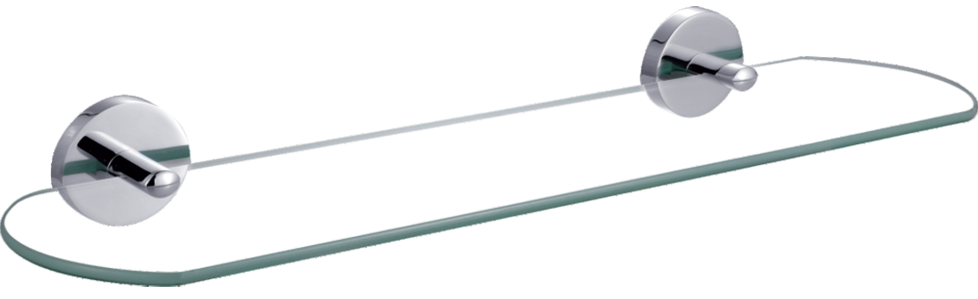 Tablette en Verre Chrome Madrid